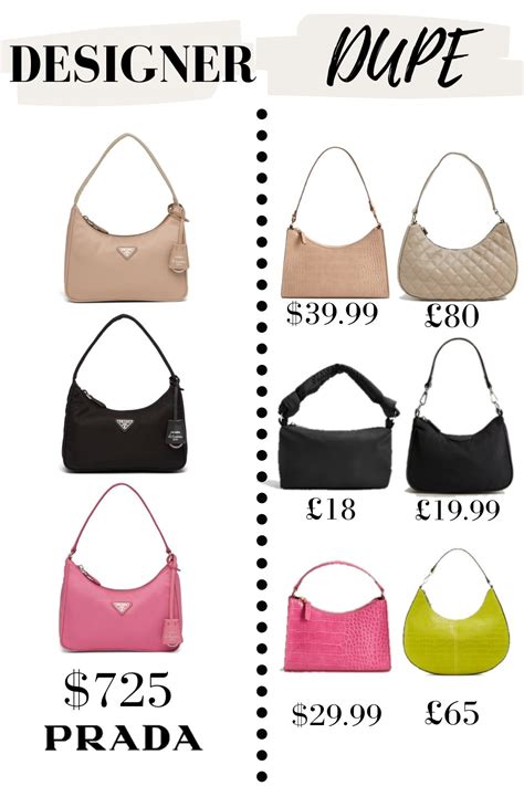 bolsas prada clon|prada nylon bag dupes.